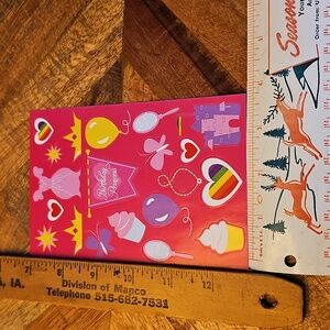 Birthday Princess Party sticker sheet